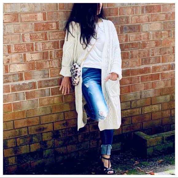 ✨LAST ONE ✨PARIS ✨knit long oversized cardi/jacket - Picture 5 of 8